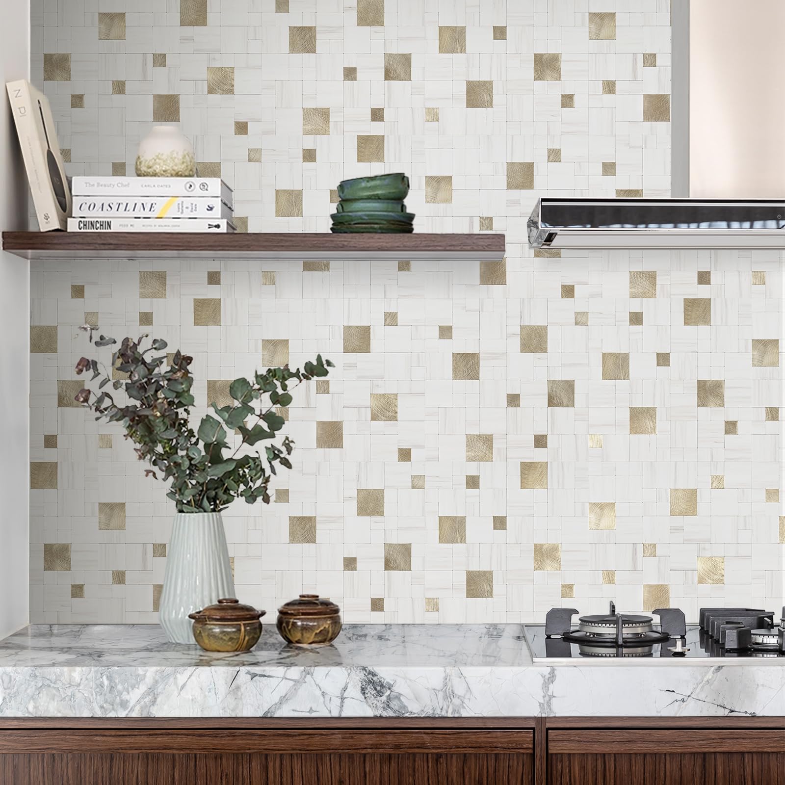 Peel and Stick Backsplash Tile, Stick on Backsplash for Kitchen and Bathroom
