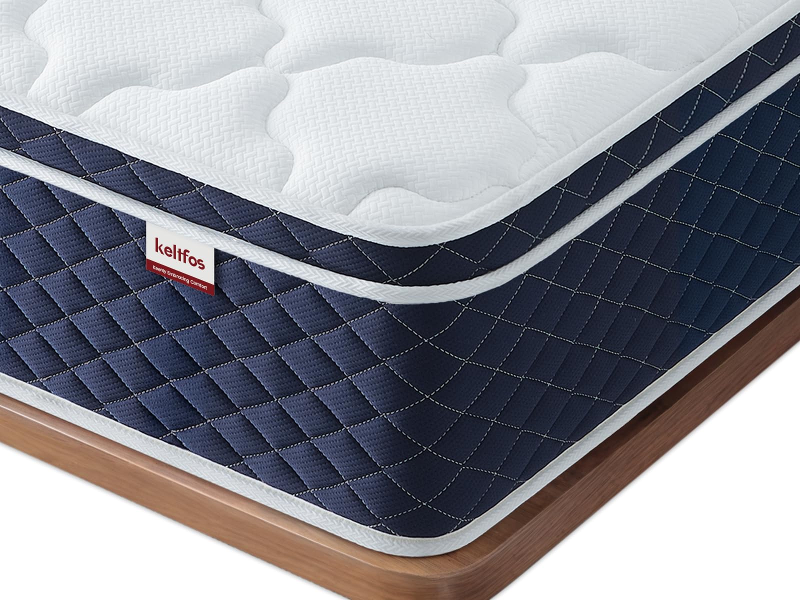 Twin XL Mattress for Tall Adults, Supportive Firm Hybrid 12 Inch Mattresses in A Box