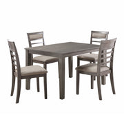 Carick 5-Piece Dining Set, Gray