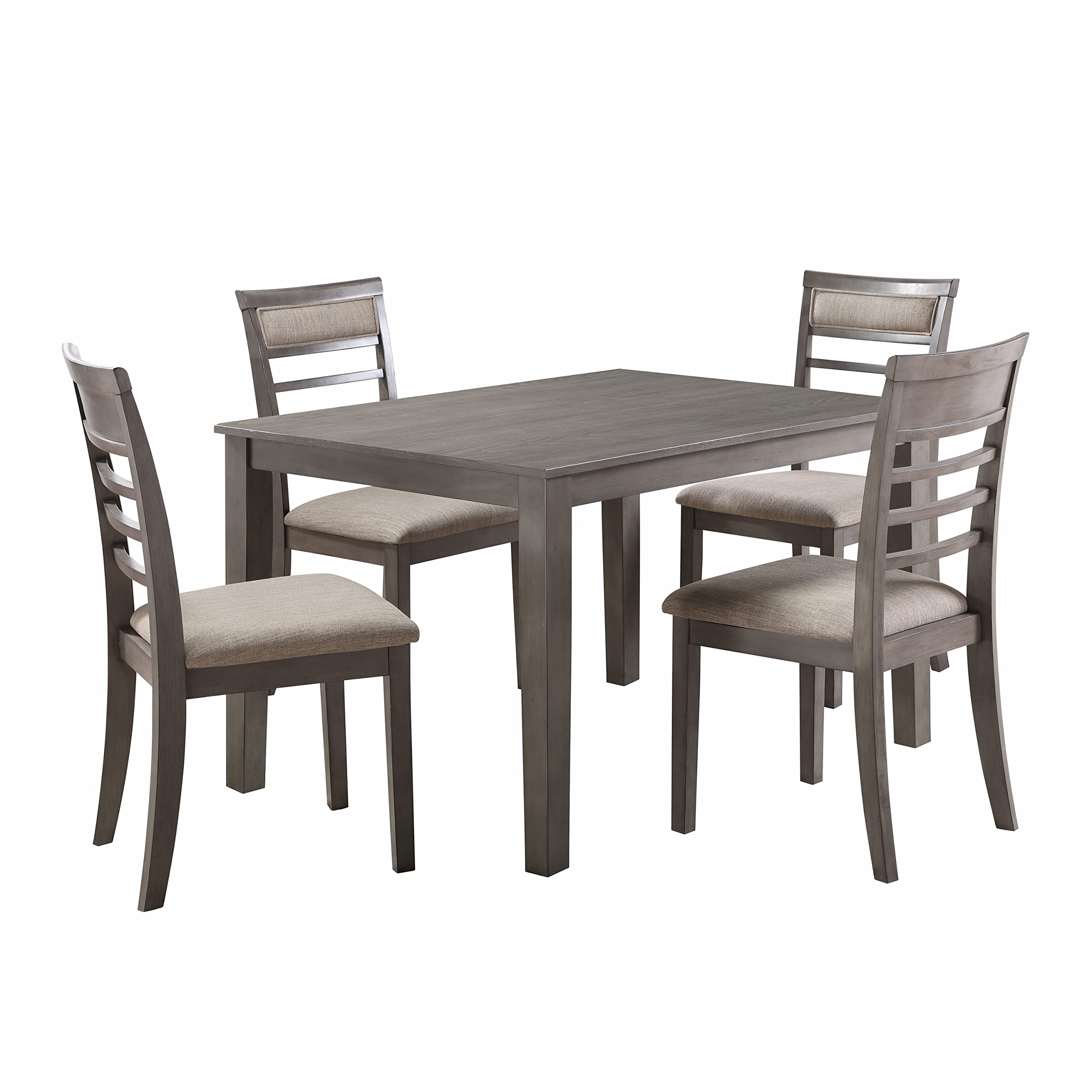 Carick 5-Piece Dining Set, Gray