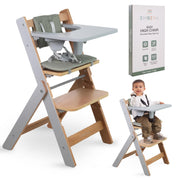 Baby High Chair for Babies and Toddlers, 6 Months Adjustable Foot Rest