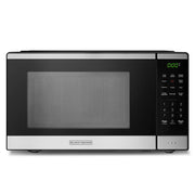 Microwave Oven 0.9 Cu Ft, 6 Auto Menus, Child Lock, Memory Function