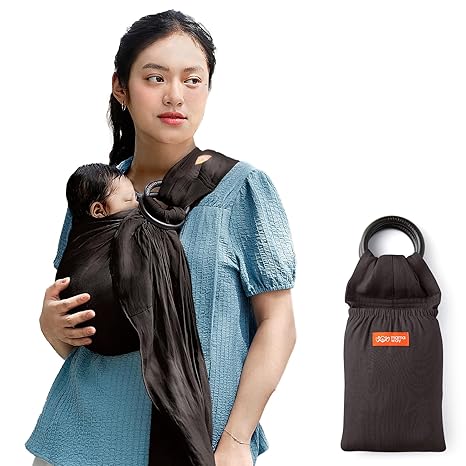 Baby Ring Sling Carrier - Newborn and Toddler Sling (Supports up to 154lbs)