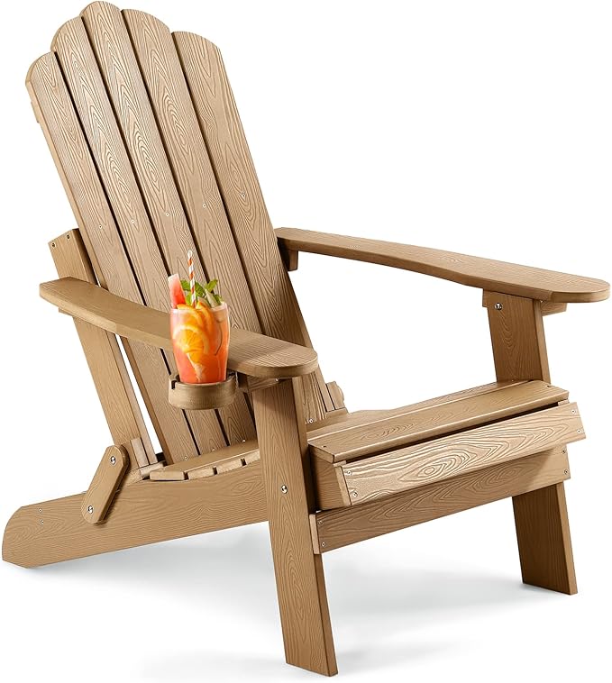 Folding Adirondack Chair, Weather Resistant Adirondack Chair Outdoor