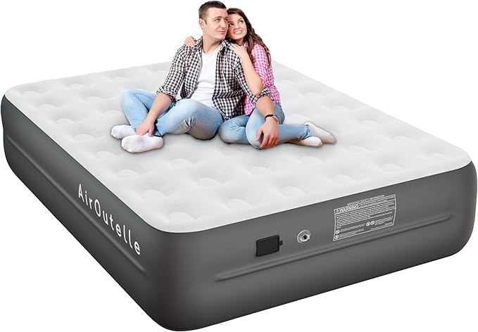 Air Mattress with Battery Pump, Rechargeable USB Electric Pump