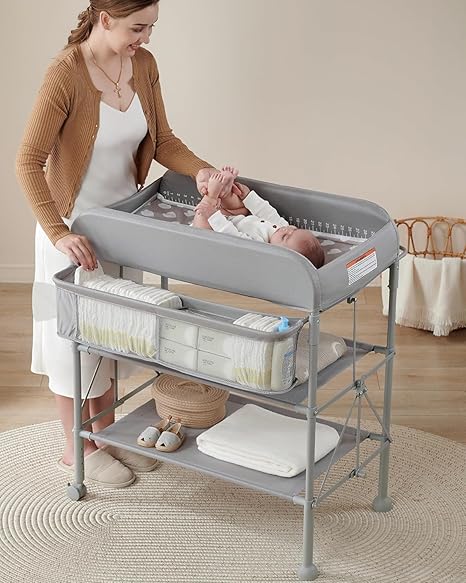 Changing Station, Portable Changing Table for Baby, Waterproof, Folding Portable