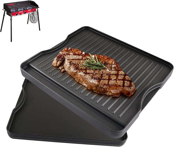 Cast Iron Reversible Griddle for Camp Chef, Universal Stove Top Griddle