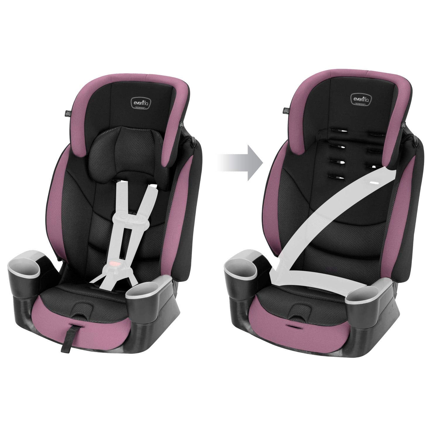 Maestro Sport Convertible Booster Car Seat, Forward Facing, High Back