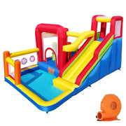 Bounce House, Inflatable Bounce Castle with Blower for Kids, Blow Up Jumping Bouncer