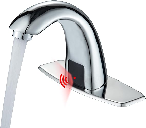 Automatic Touchless Bathroom Sink Faucet Commercial Sensor Motion Activated