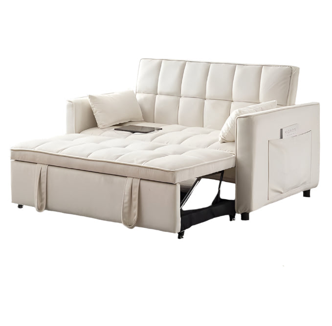 Modern 3 in 1 Convertible Sleeper Sofa Couch Bed