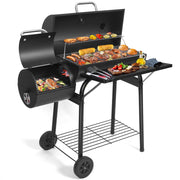 Charcoal Grill Offset Smoker: Charcoal Barbecue Grills with Spacious Cooking Area