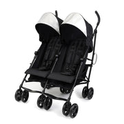 3Dlite Folding Lightweight Side by Side Double Stroller with 5-Point Safety