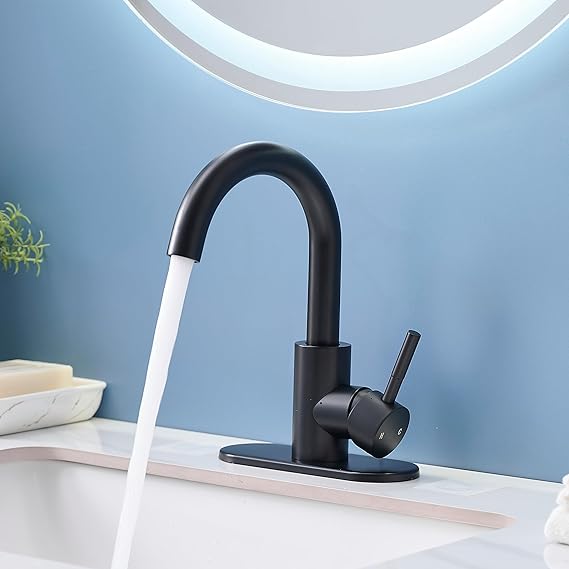 Bathroom Faucets, Bar Sink Faucet Single Hole for Bathroom Kitchen Campers