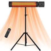 Outdoor heaters for patio, Infrared electric heater with Tripod & Remote control