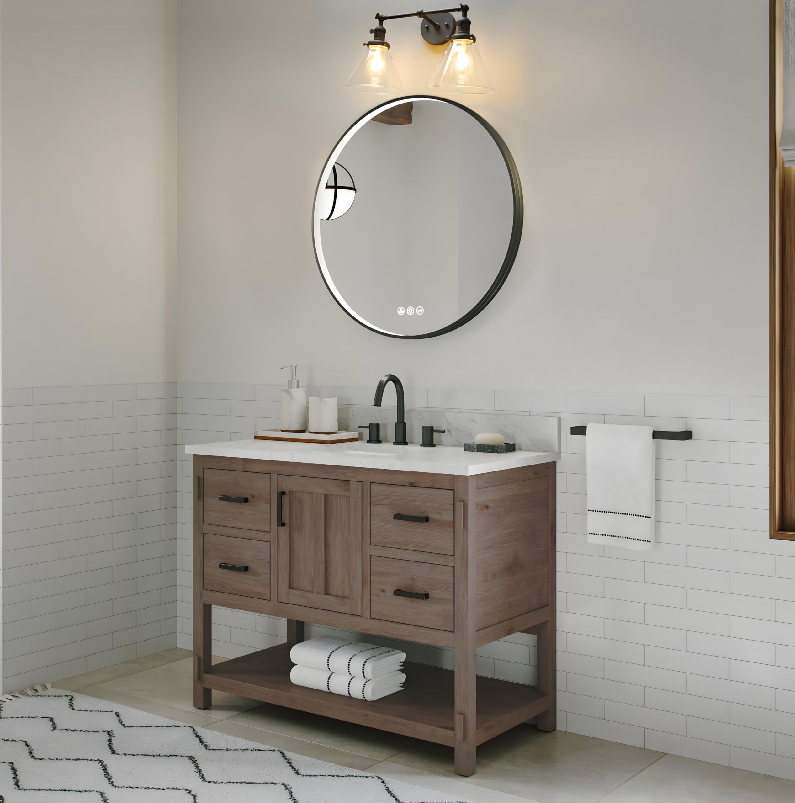 Double Sconce Vintage Industrial 2-Lights Sconce Antique Wall Sconces