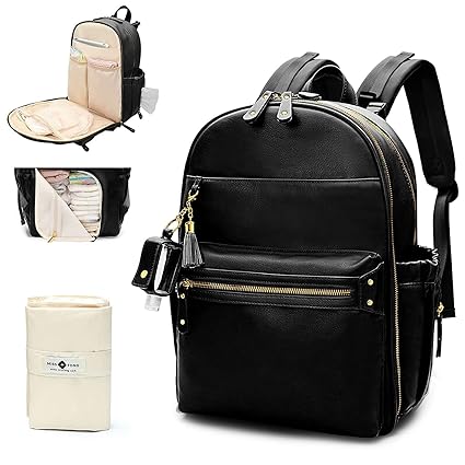 Diaper Bag, Diaper Bag Backpack, Baby Diaper Bag, Leather Diaper Bag