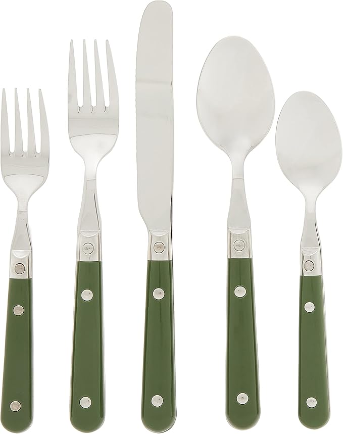 International Le Prix Stainless Steel Dishwasher-safe 30piece flatware set