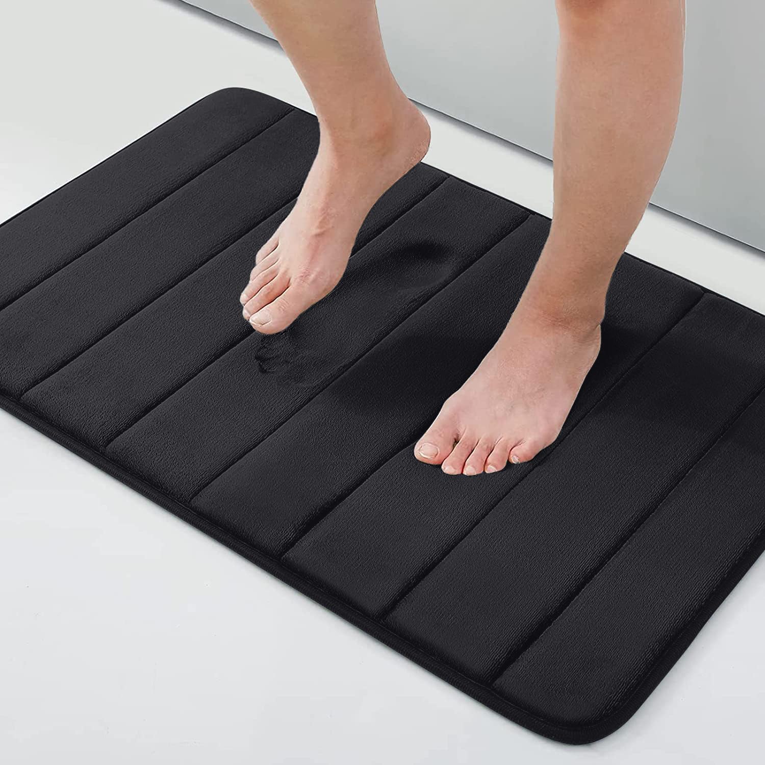 Soft Memory Foam Bath Mat Non - Slip Bathroom Bathmat Water