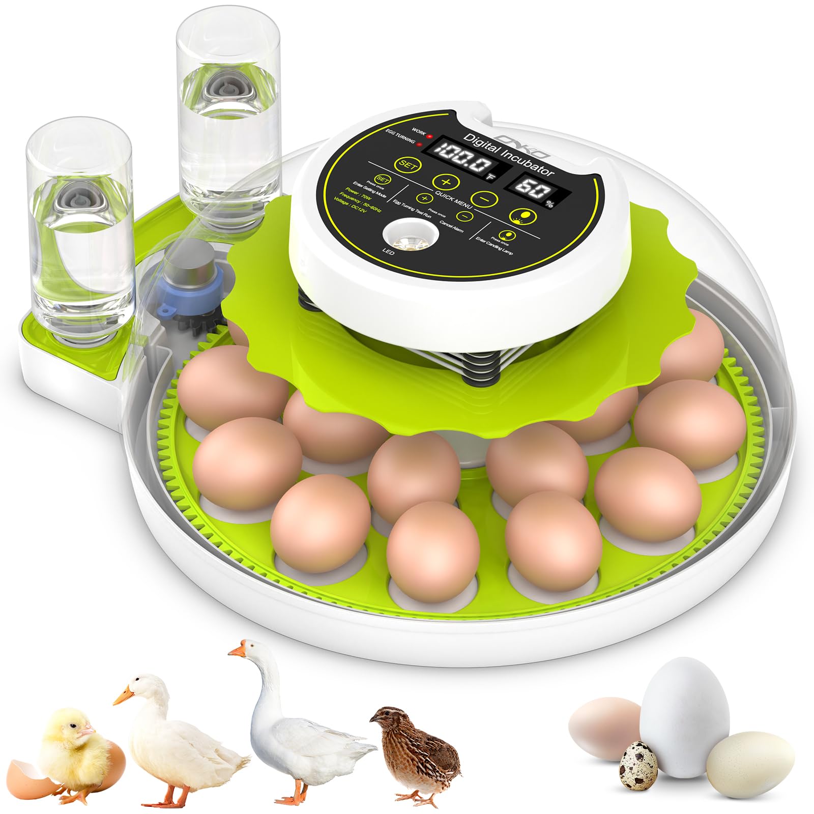 Automatic Egg Turning and Humidity Control, Chicken Incubators for Hatching Eggs