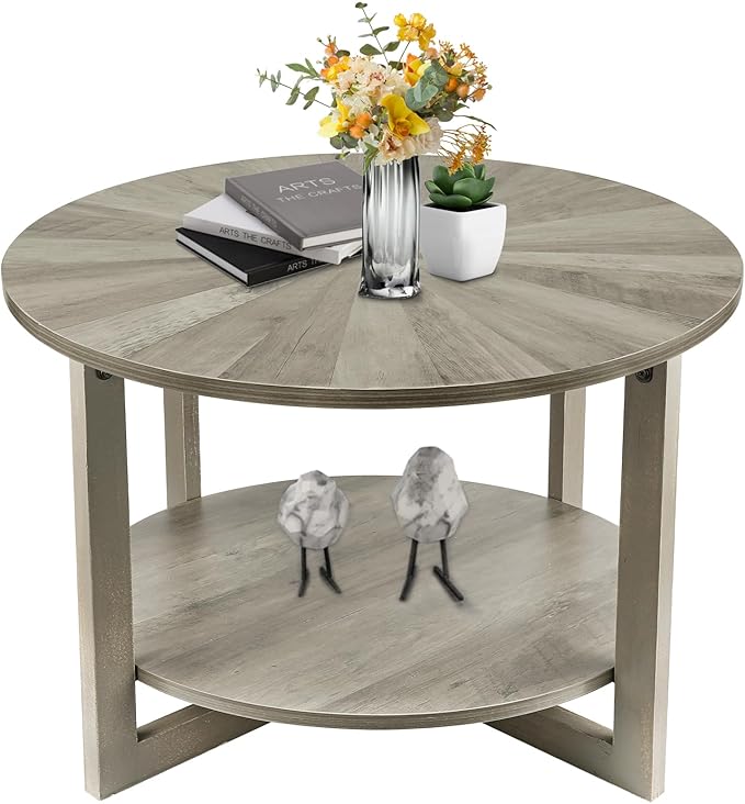 Tables with Storage, Small Round Table for Living Room