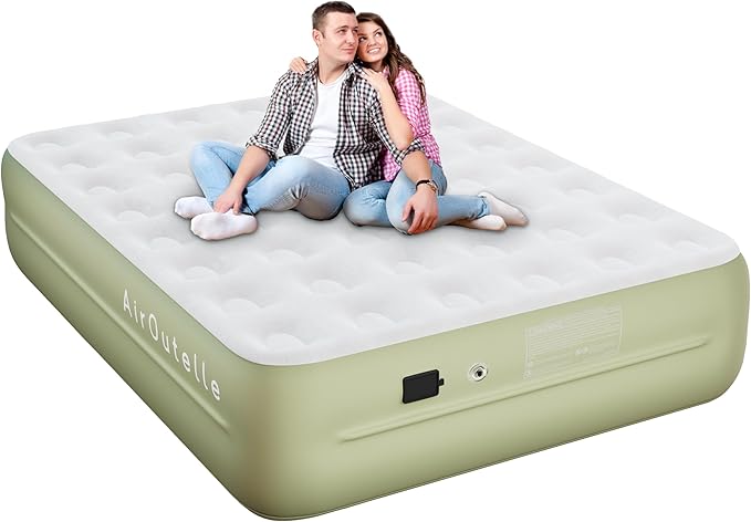 Air Mattress with Battery Pump, Rechargeable USB Electric Pump