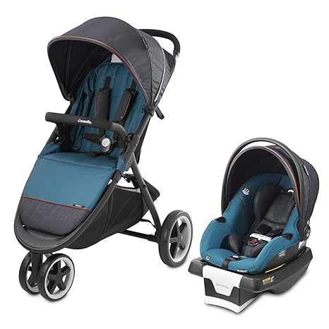Gold Verge3 Travel System Securemax Garnet