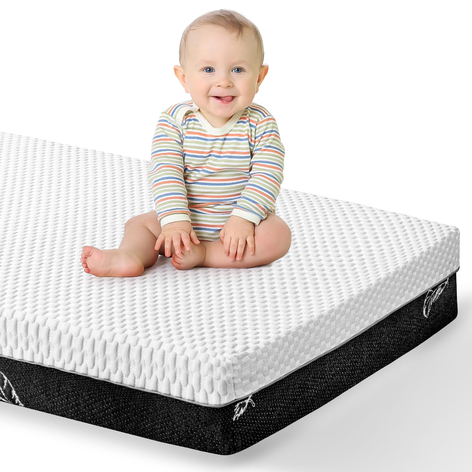 Baby Crib Mattress - 52 x 27 Dual-Sided Comfort for Baby and Toddler