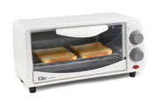 ETO-113 Elite Cuisine 2-Slice Toaster Oven with 15 Minute Timer, White