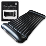 Inflatable Nuru Massage Air Mattress | Black Durable PVC Waterproof | 88'' x 48'' x 6''