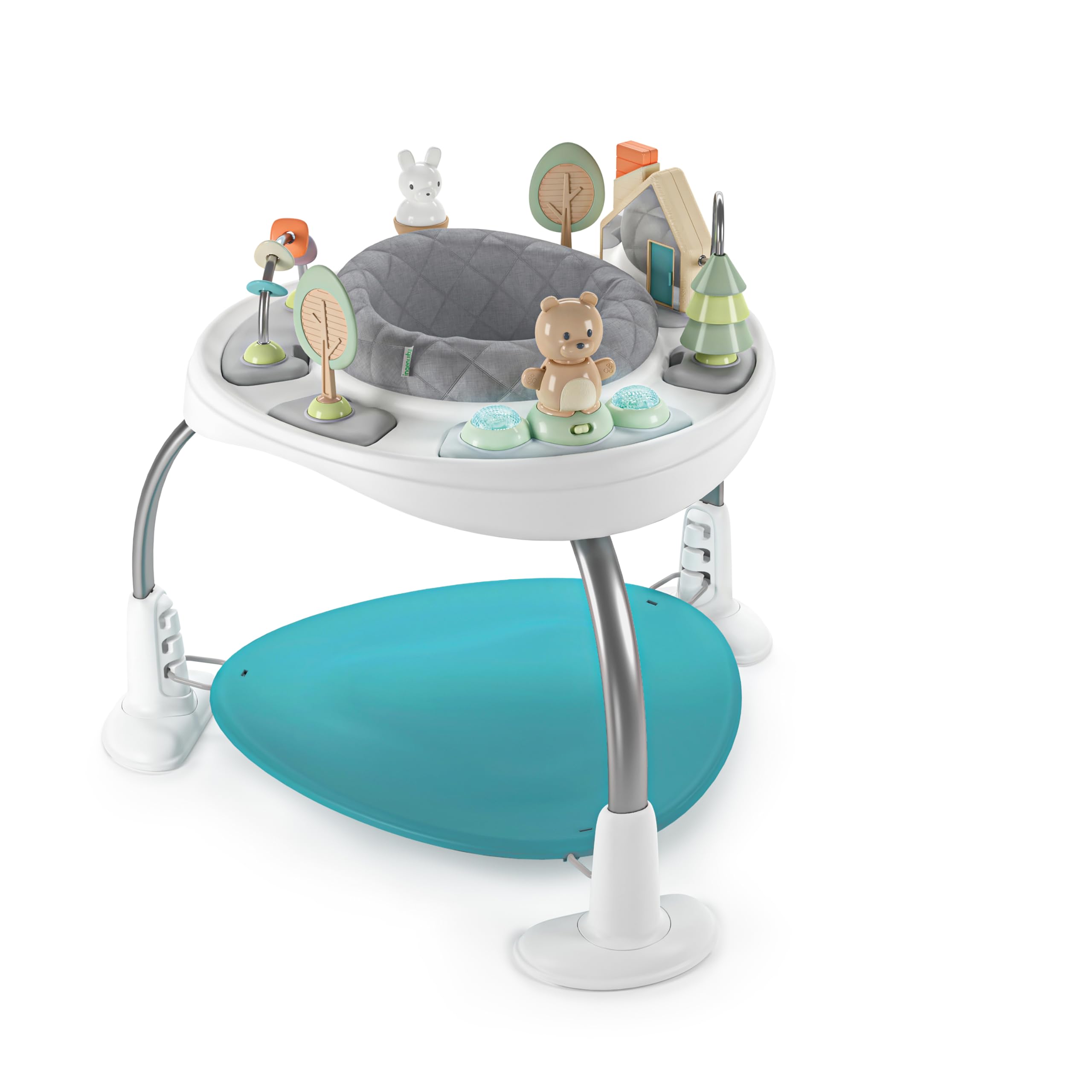 Spring & Sprout 2-in-1 Baby Activity Center Jumper and Table with Infant Toys