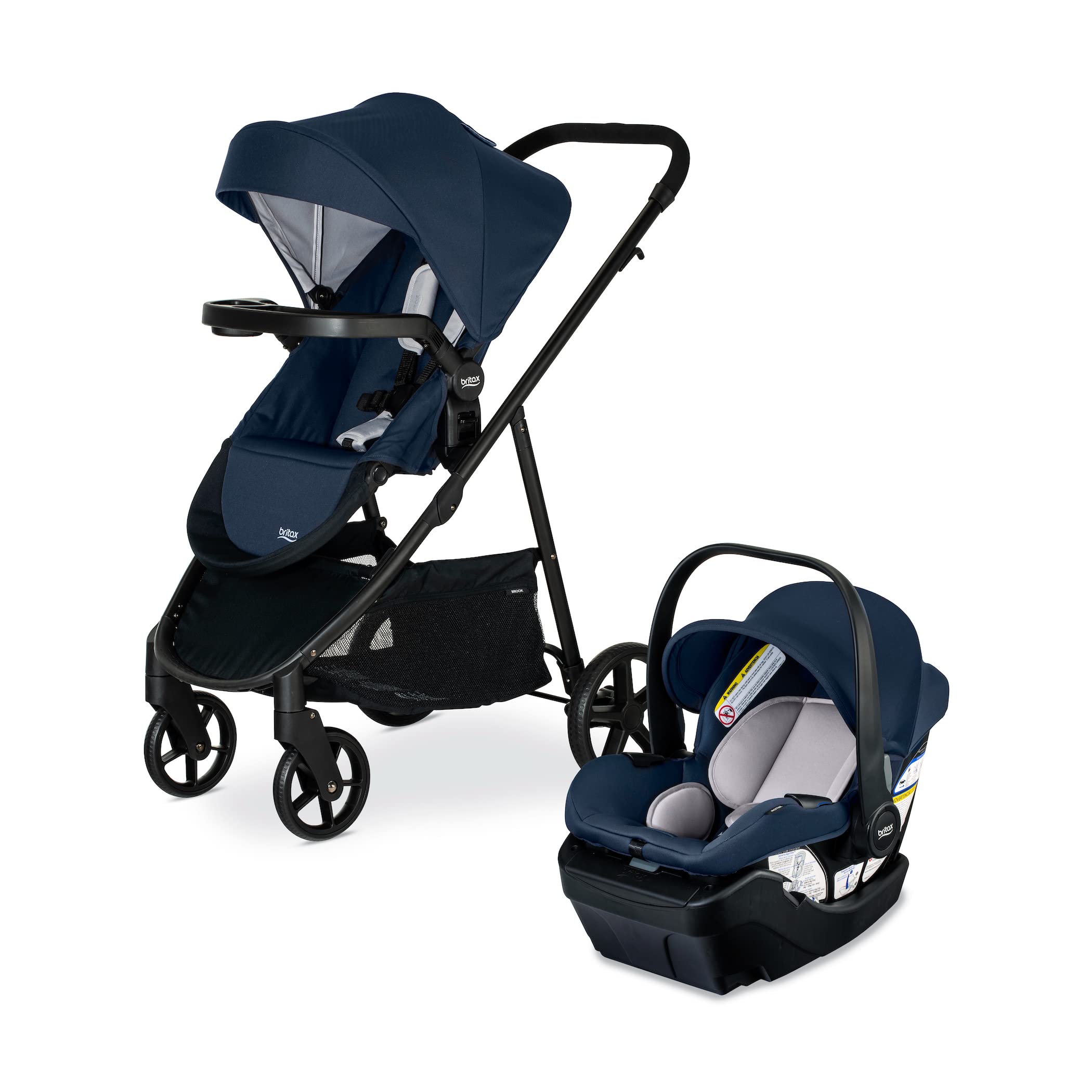Willow Brook Baby Travel System, Infant Car Seat and Stroller Combo with Aspen Base