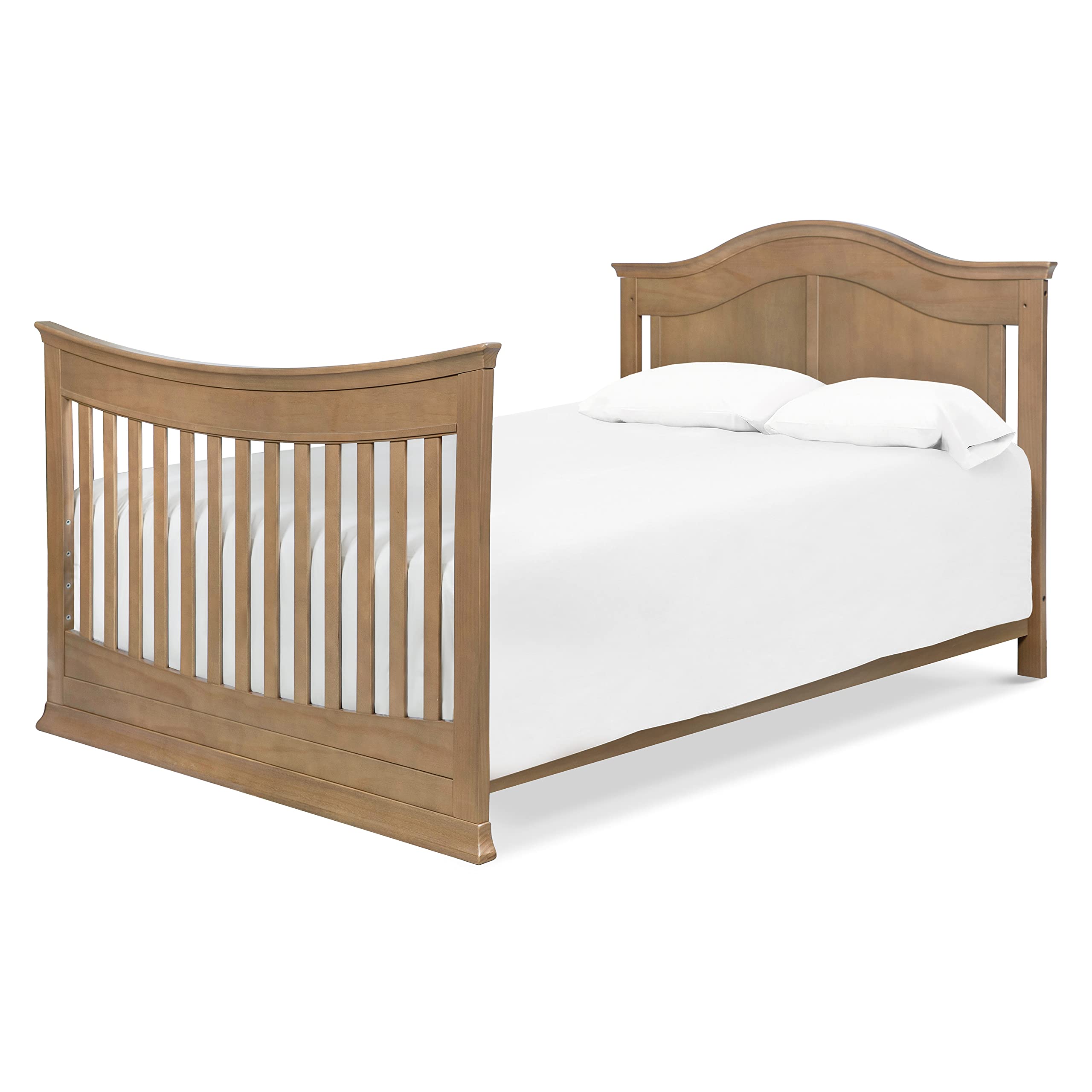 Meadow 4-in-1 Convertible Crib in Hazelnut, Greenguard Gold Certified