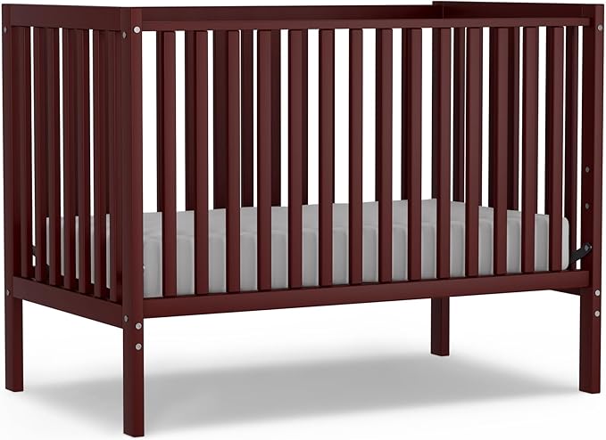 Baby Crib 5-in-1 Convertible, Wood Full Size Toddler Bed for Small Baby