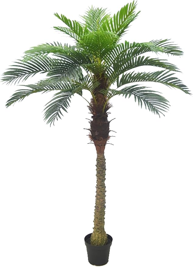 Gorgeous 6' Phoenix Palm Tree Artificial Silk Plant with UV Protection, with Nursery