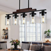 Dining Room Light Fixture/Chandelier Over Table,5-Light Kitchen Island Lighting Hanging