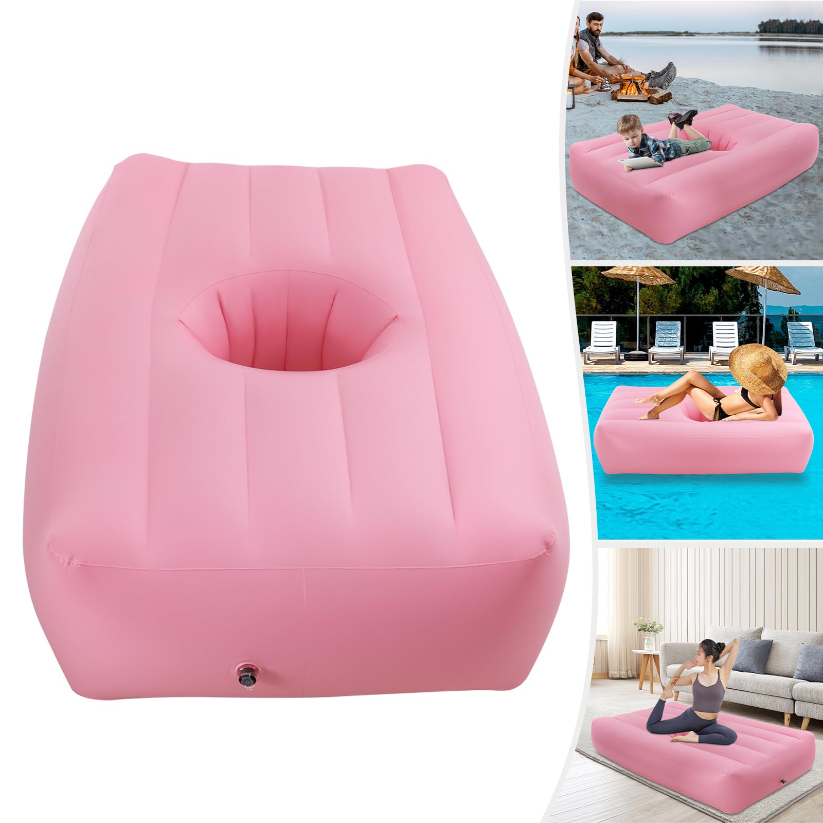 BBL Recovery Air Mattress with Hole Post-Surgery Recovery & Portable Air Mattress