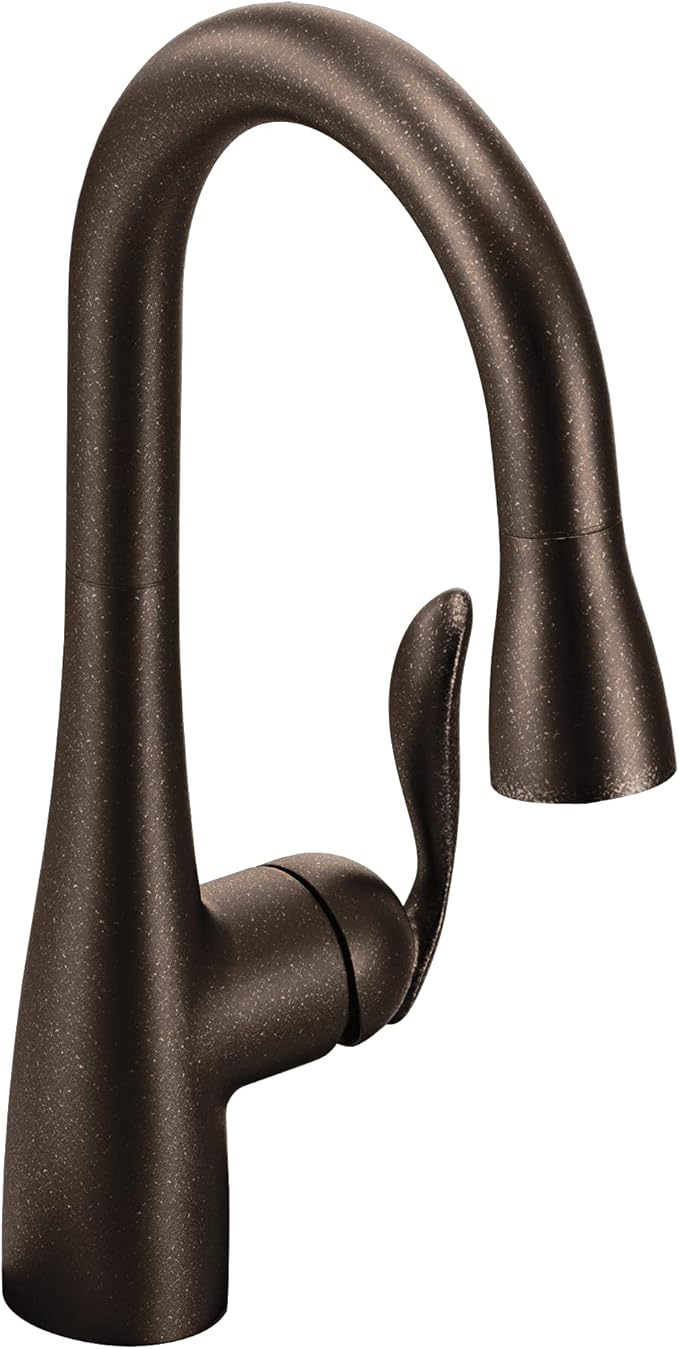 Arbor Chrome One-Handle High Arc Pulldown Single Mount Bar Faucet with Reflex, 5995