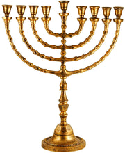 Extra Large Traditional Chanukah Menorah use with Shabbat Candles