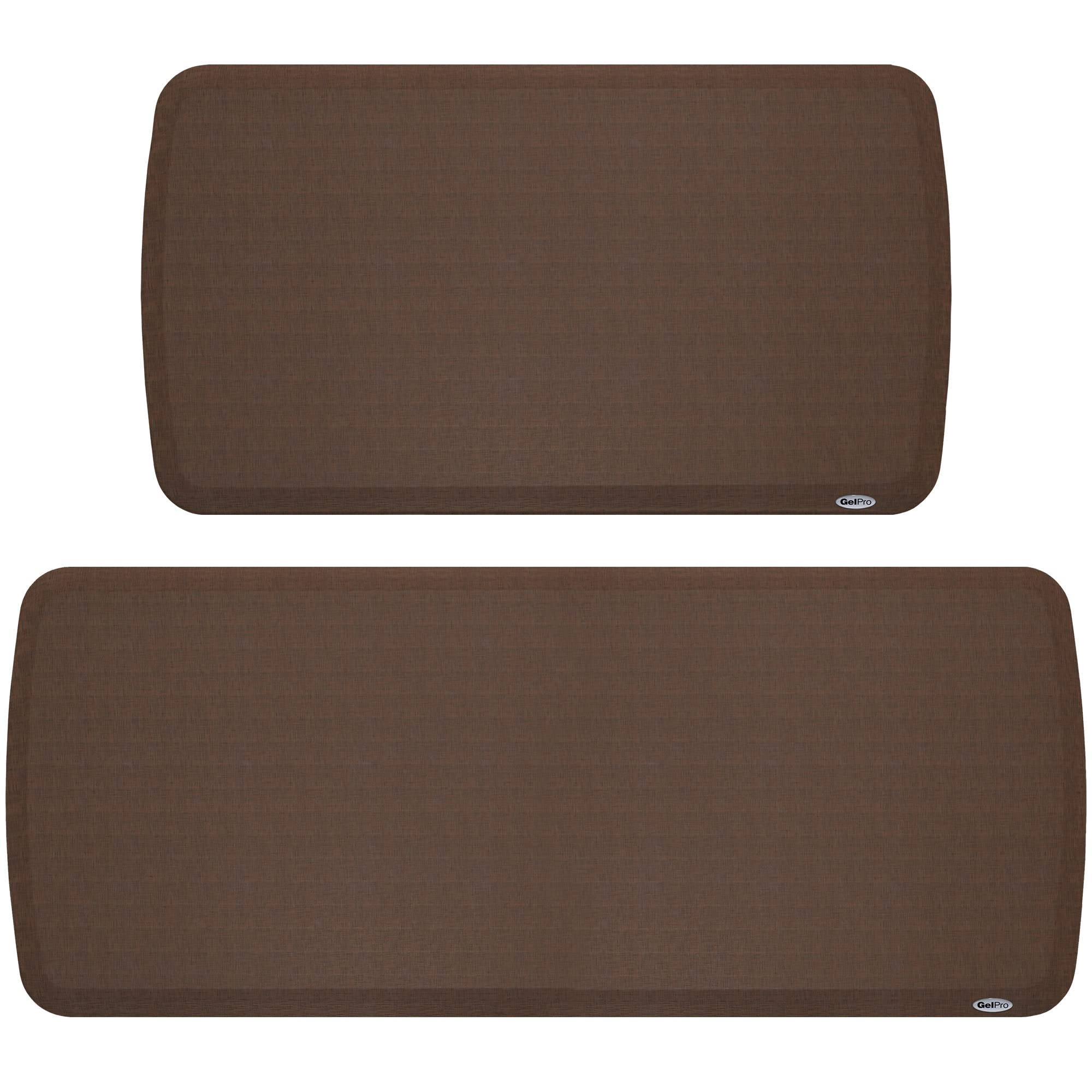 GelPro Elite Anti-Fatigue Kitchen Mat Bundle - 20 x 36 & 20 x 48, Linen Truffle