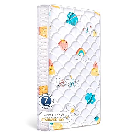 Dual-Sided Baby Crib Mattress and Toddler Mattress - 52" x 27.6" x 5" - Breathable