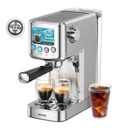 Espresso Machine 20 Bar, Compact Espresso Maker with Milk Frother