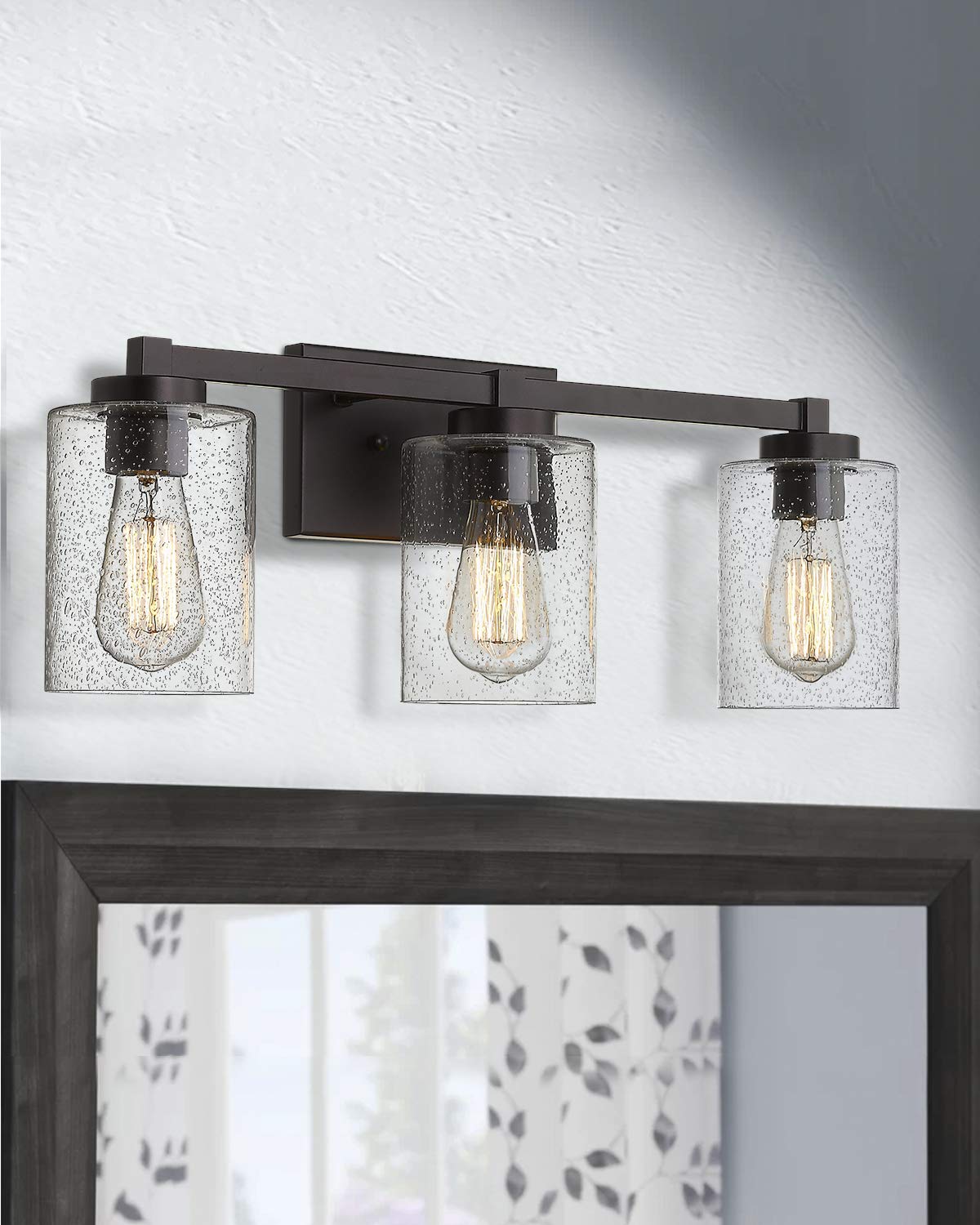 Bathroom Vanity Lights, 3-Light Vintage Wall Sconce Light Fixtures