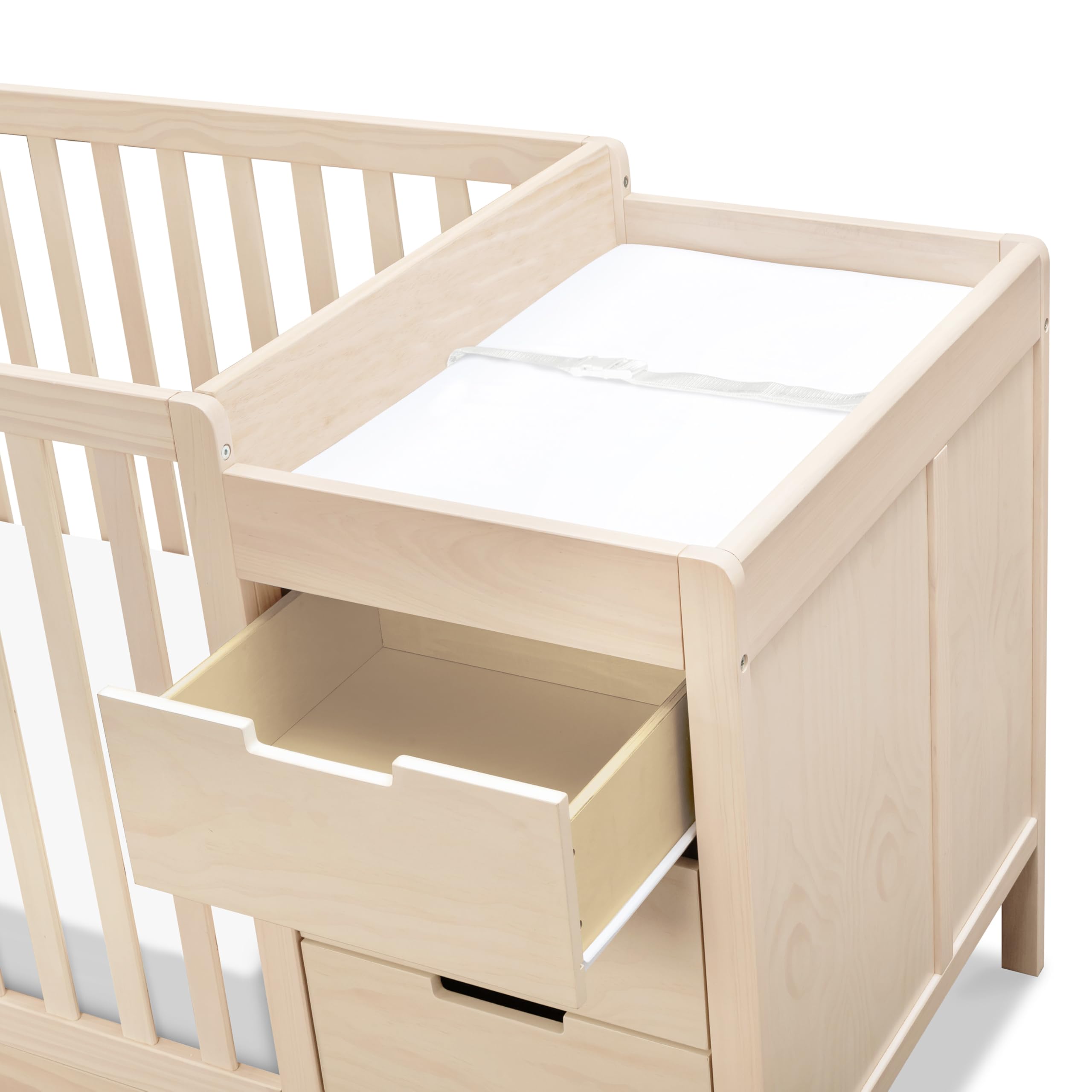 4-in-1 Convertible Crib & Changer Combo
