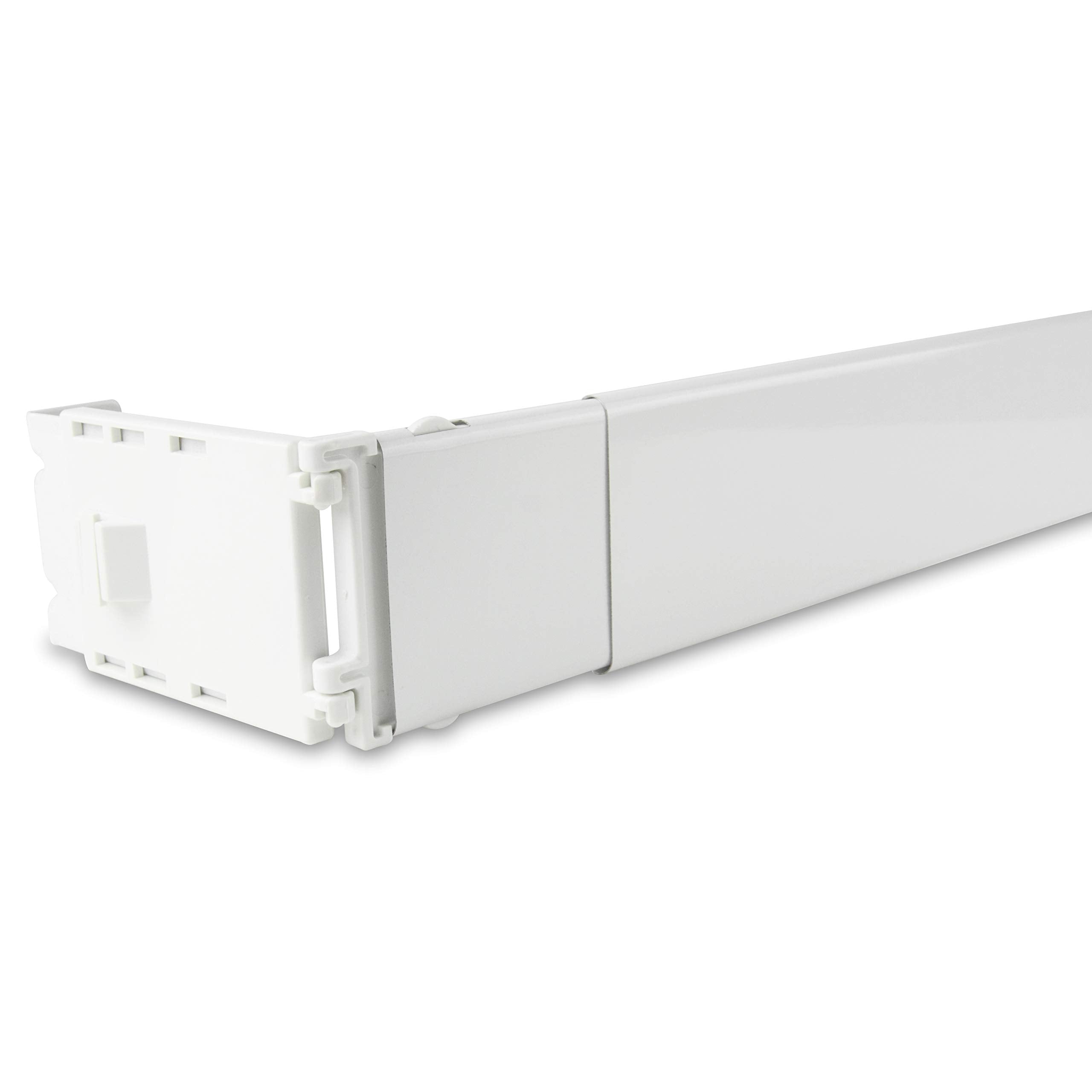 Wide Pocket Curtain Rod 84-156 inch