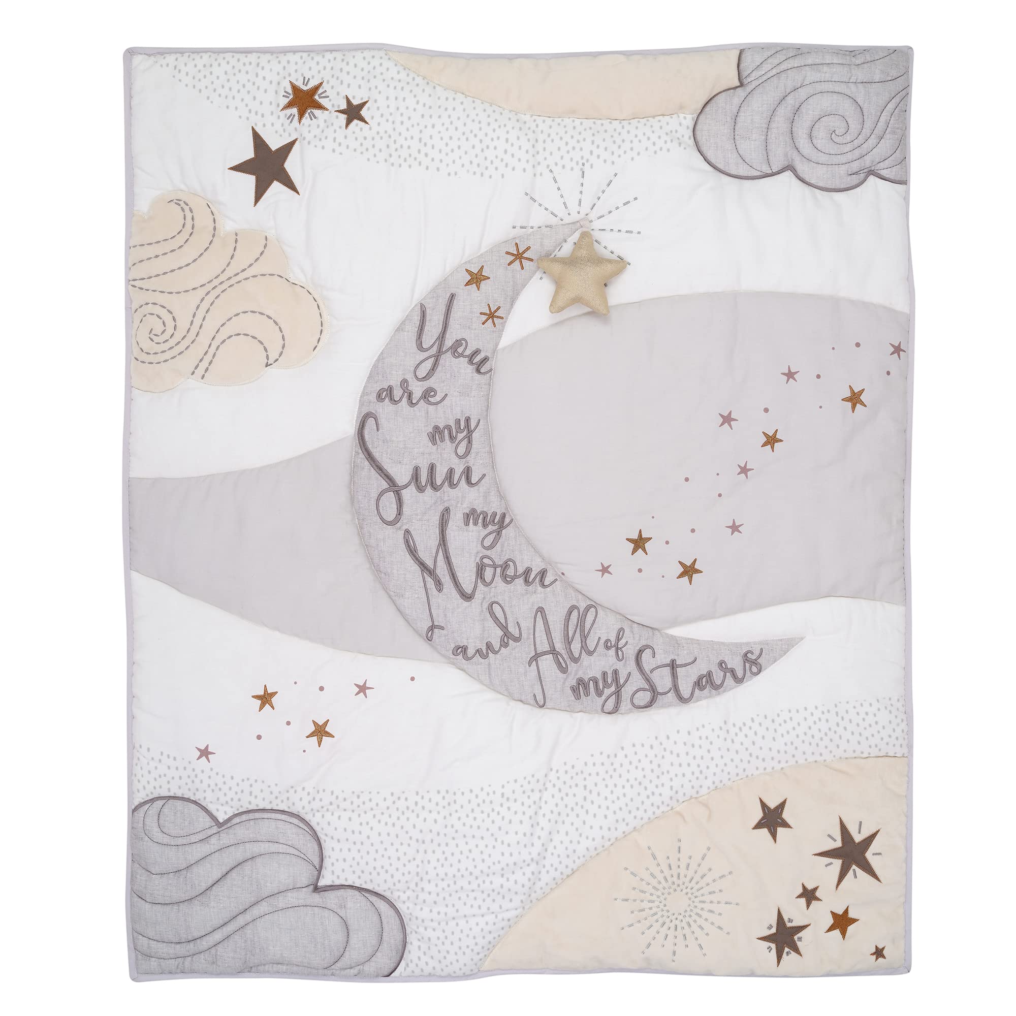 Goodnight Moon 3-Piece Celestial Nursery Baby Crib Bedding Set