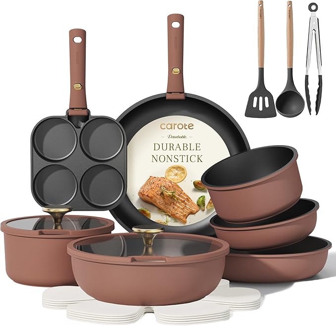 Non Stick Pots and Pans Set, Cookware Sets Nonstick, Kitchen Cooking Set