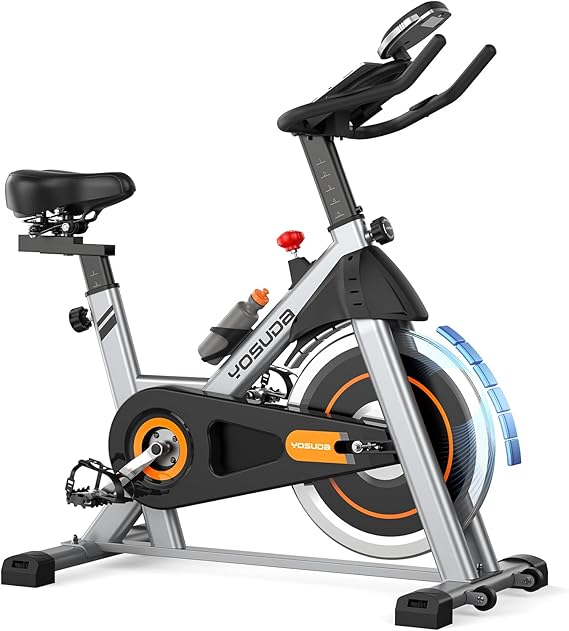 Cycling Bike - 2023 Version - Stationary Bike with Tablet Mount & Comfortable Seat