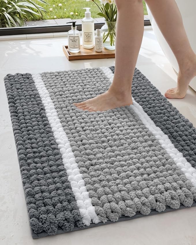 Bathroom Rugs 24x36, Non Slip Washable Bath Mat