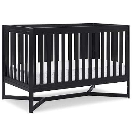 Tribeca 4-in-1 Baby Convertible Crib, Bianca White/Natural